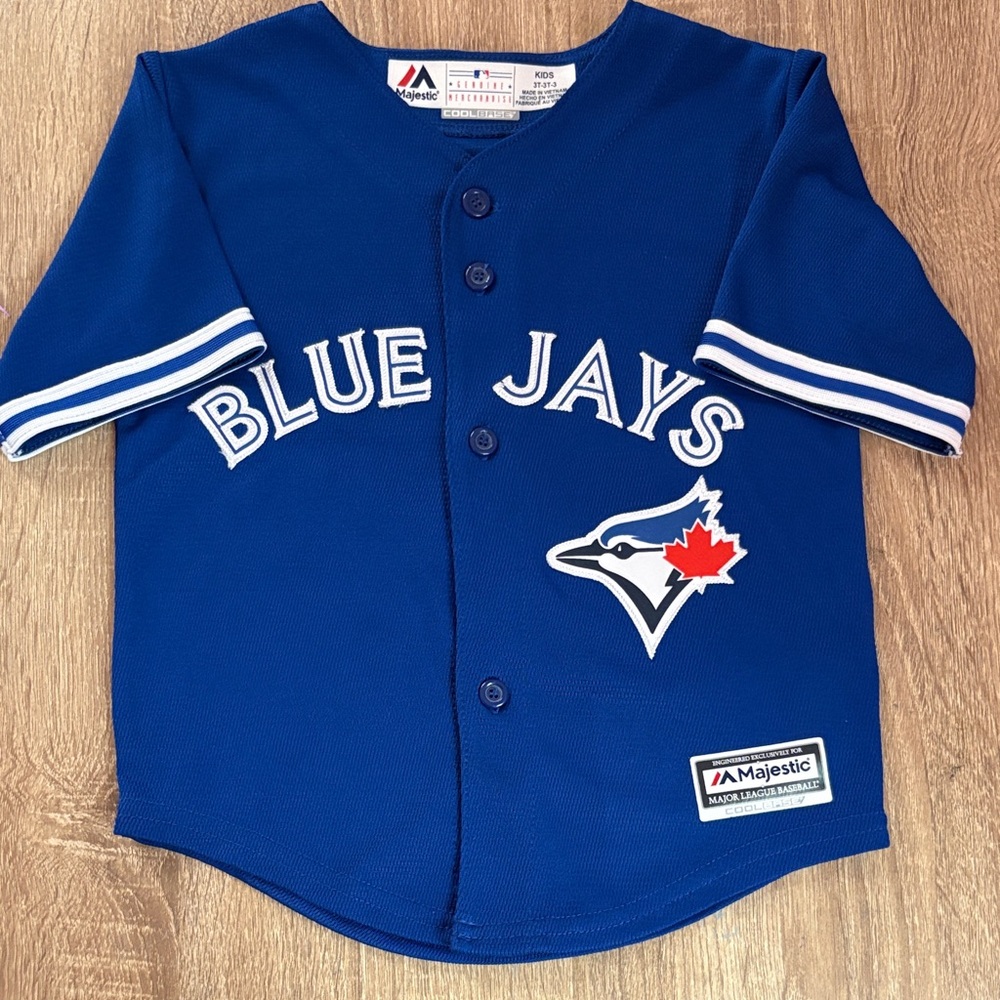 Majestic Blue Jays Kids Jersey - Blue Official